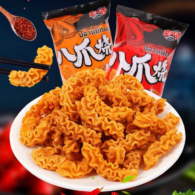 

(HALAL) 辈儿香八爪烧 Keripik Gurita Octopus Roasted Snack 46gr