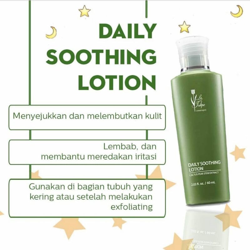 LA TULIPE DAILY SOOTHING LOTION / Latulipe Hand Body Lotion