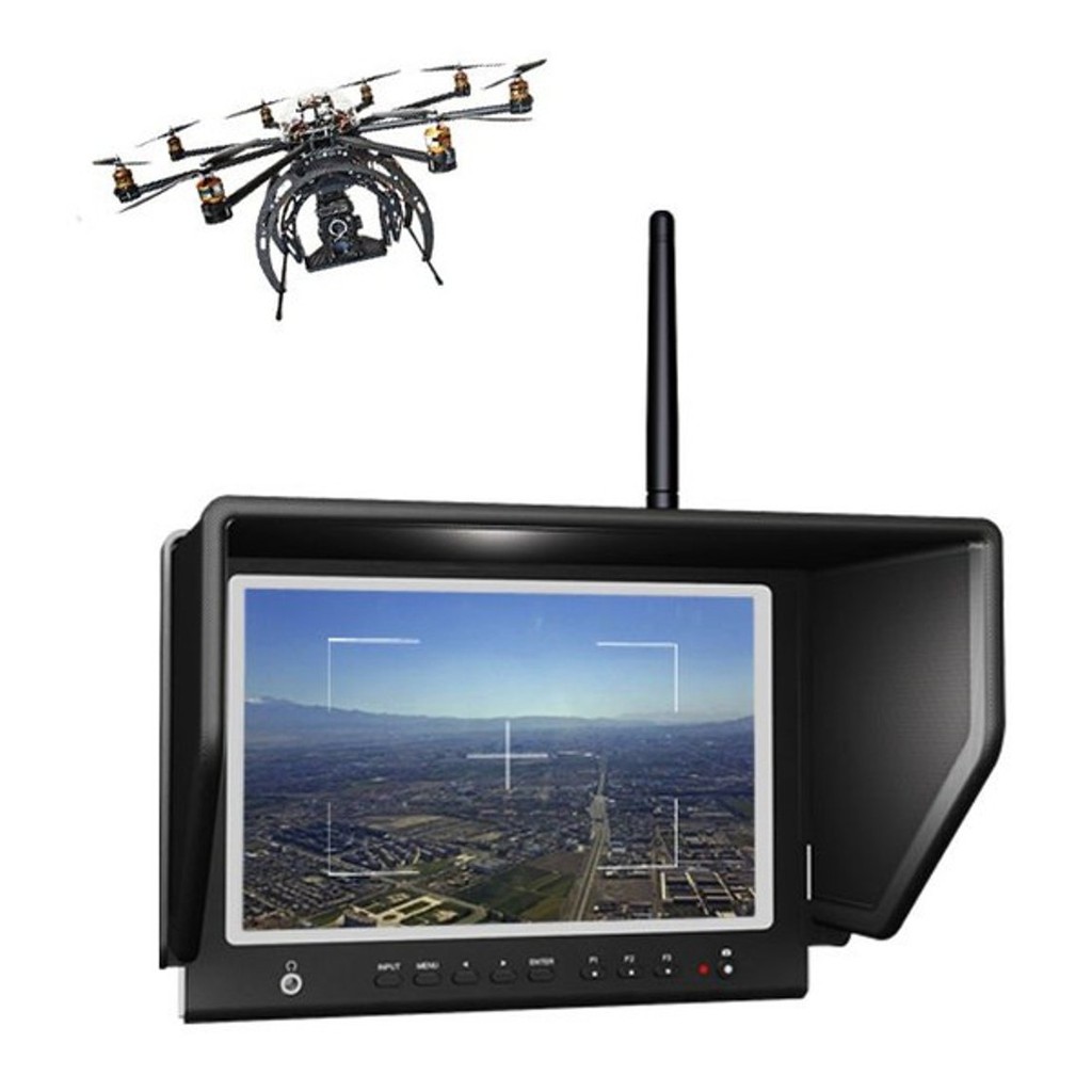 Lilliput 664/O 7" FPV Monitor  with 5.8GHz wireless receiver