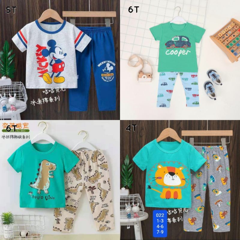 setelan anak import/setelan harian anak/ daily wear/ jijiber