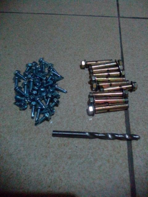 Roofing Baja Ringan 10*16 Bengkel Besi Stainless Steel Interior Teknik