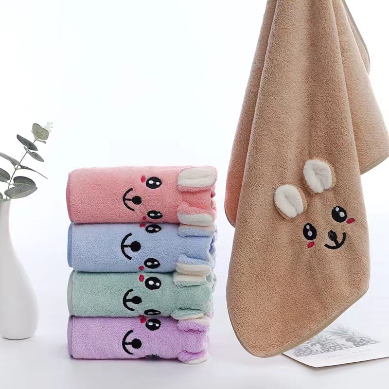 HANDUK BAYI LEMBUT MICROFIBER 50X100 HANDUK BAYI BEAR