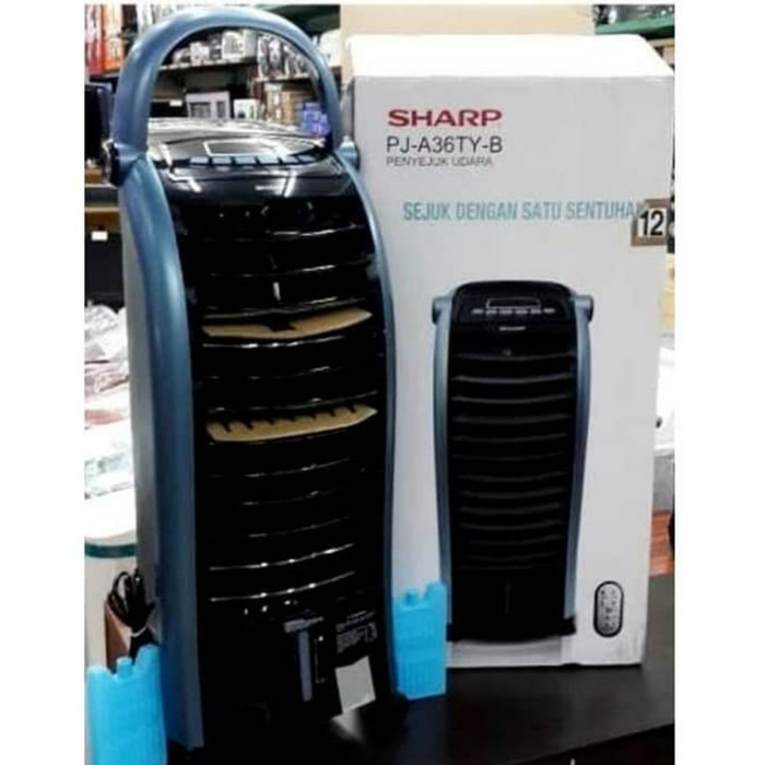 SHARP AIR COOLER PJA36TY kipas angin AC dingin PORTABLE + REMOTE