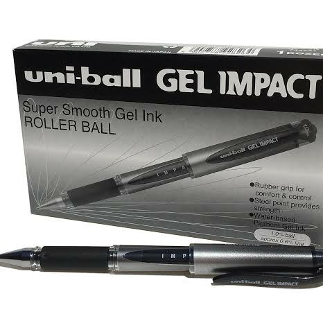 

Promo Pulpen Pen Uni-Ball Gell Impact ( Hitam & Biru ) Hot Sale