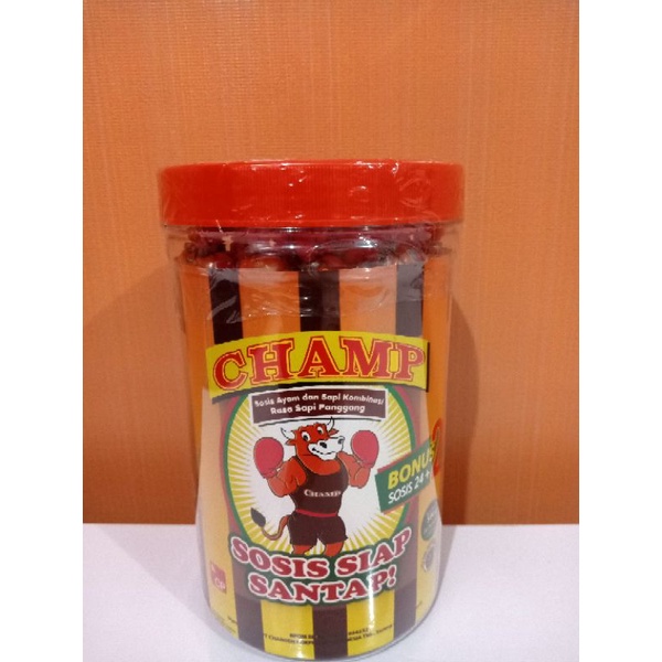 

Sosis Siap Santap Champ Toples (Sosis Sapi)