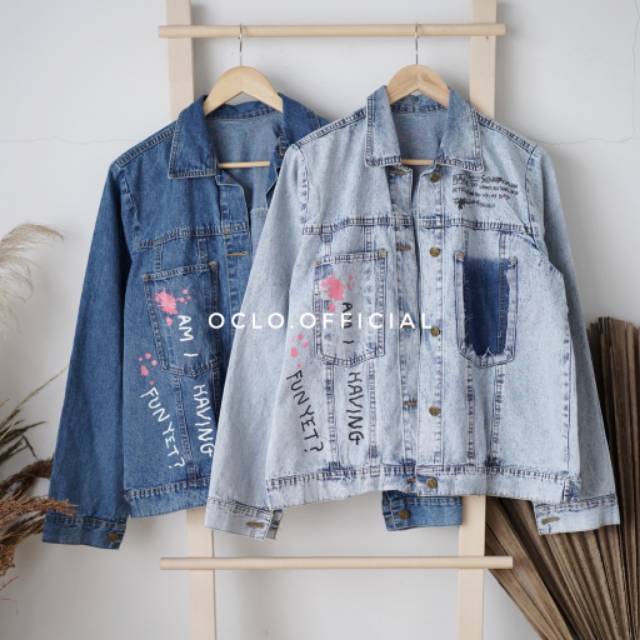 Elysia jacket jeans ori oclo