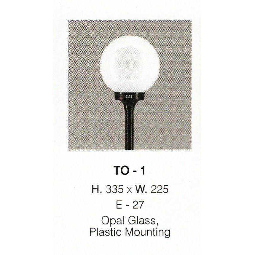 KUALITAS TO 1 Dlx Lighting Lampu Taman Bulat Lampu Antik Lampu unik