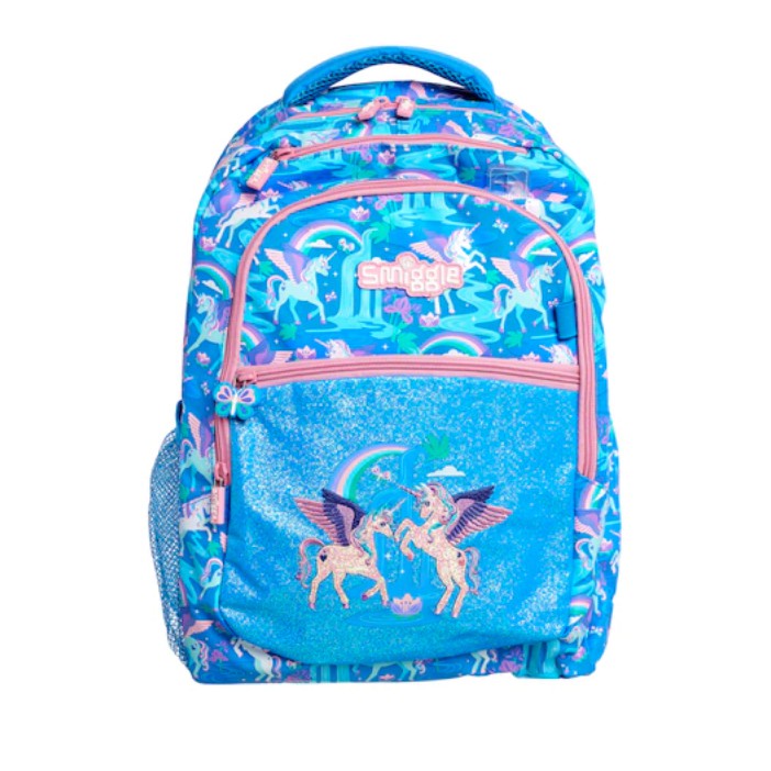 (SUPER SALE)Smiggle Far Away Senior BackpacK RANSEL SMIGGLE ORIGINAL AUSTRALIA