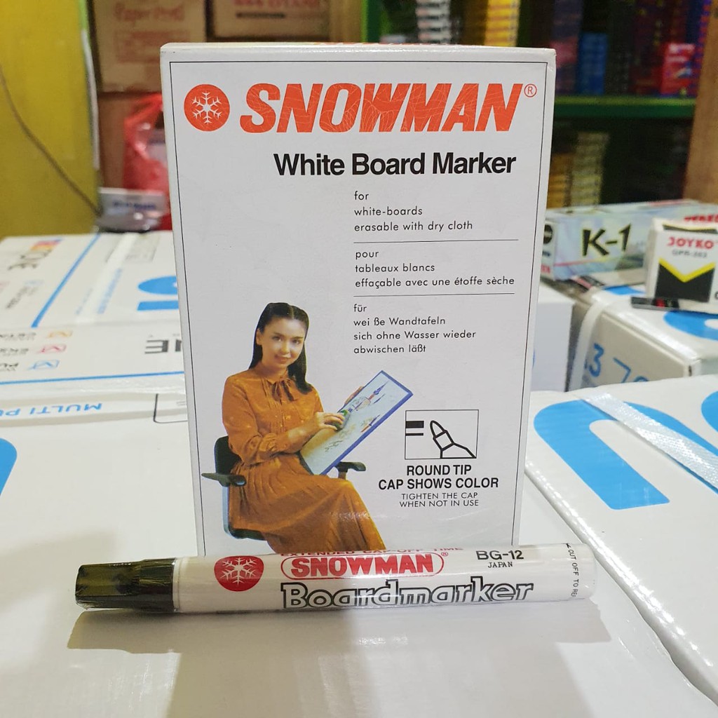 

SPIDOL WHITEBOARD BOARD MARKER SNOWMAN BG-12/SPIDOL PAPAN TULIS SNOWMAN WHITEBOARD