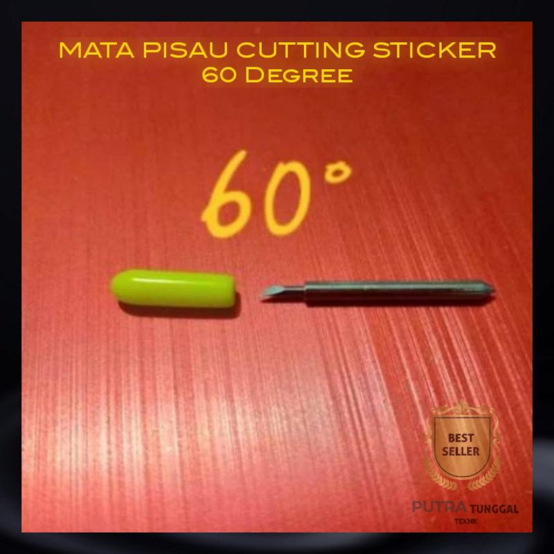 

MATA PISAU CUTTING STICKER 60 DEGREE - Untuk Roland Copam Jinka dll
