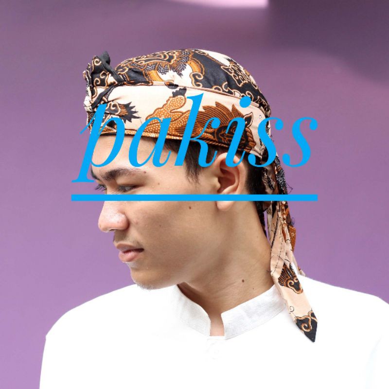 Blangkon Iket Sunda Motif Batik Singabarong  - Blangkon Iket Sunda Dewasa