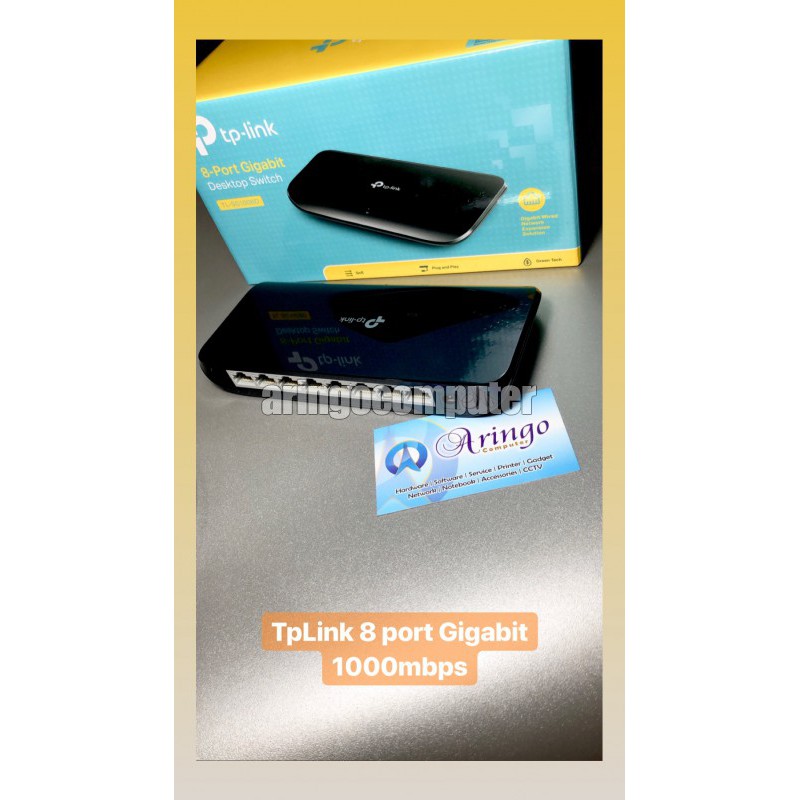 Network (Device) TPLink Switch 8 Port Gigabit SG1008D