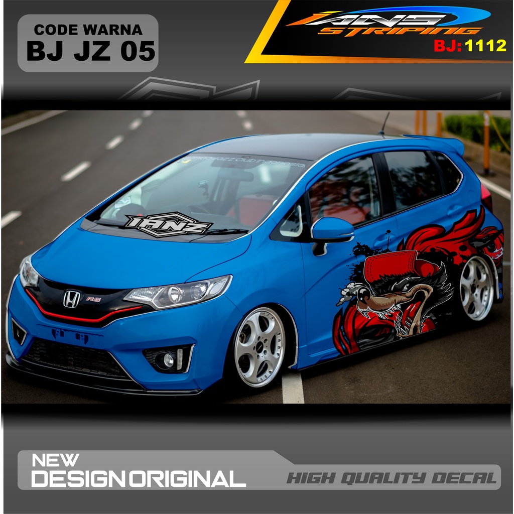 STIKER MOBIL JAZZ / STIKER MOBIL BRIO / DECAL STIKER MOBIL SWIFT / STIKER MOBIL TOYOTA / DECAL STICKER MOBIL / STIKER YARIS AYLA