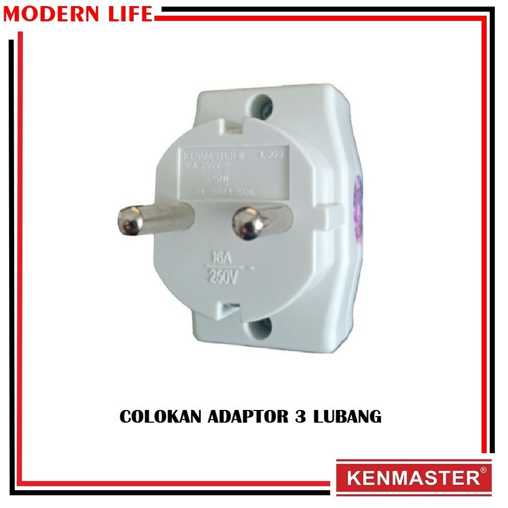 Stop Kontak Colokan 3 Lubang / Over Staker / Adaptor Steker 3 Lubang