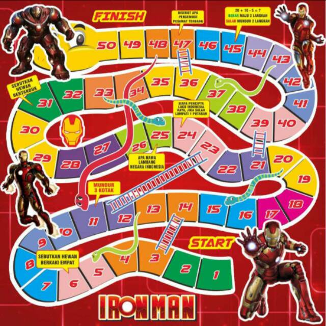 ULAR TANGGA JUMBO 1,5x1,5m (IRONMAN)