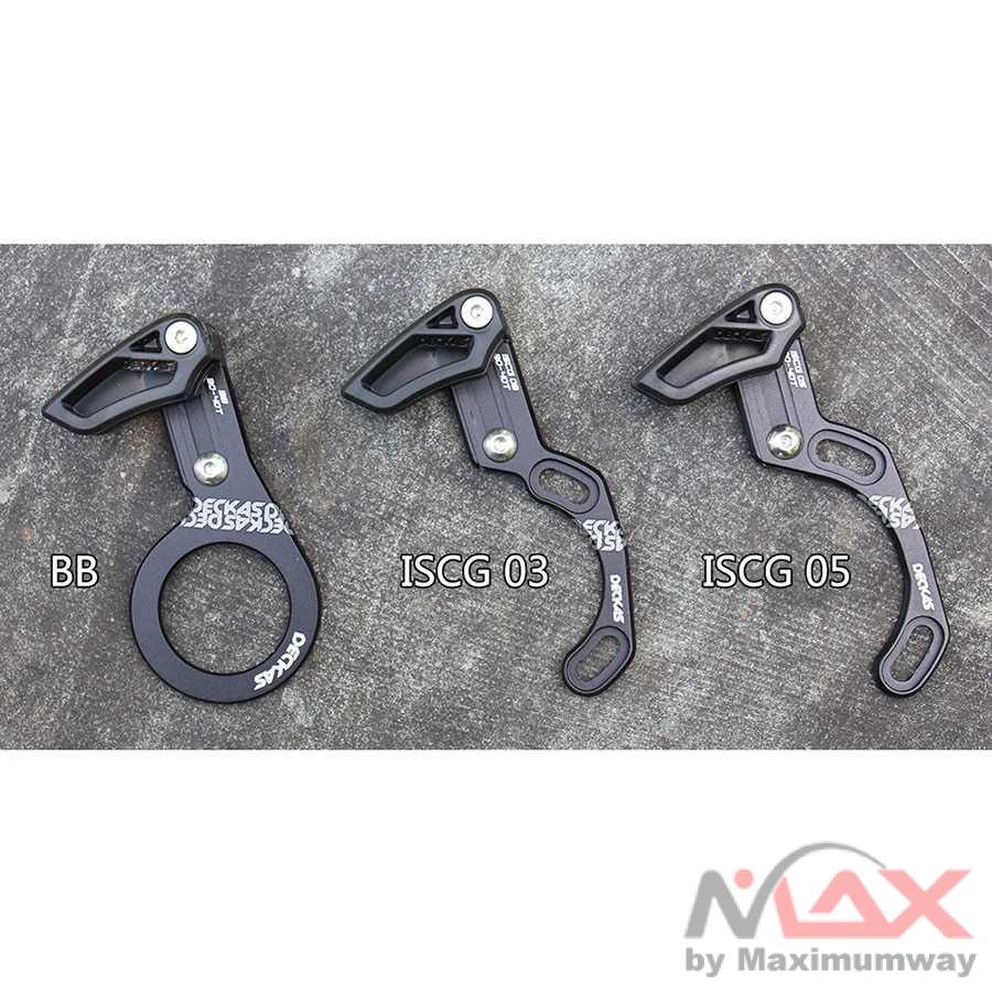 Deckas Chain Guide Rantai Sepeda MTB 1X System Warna Hitam