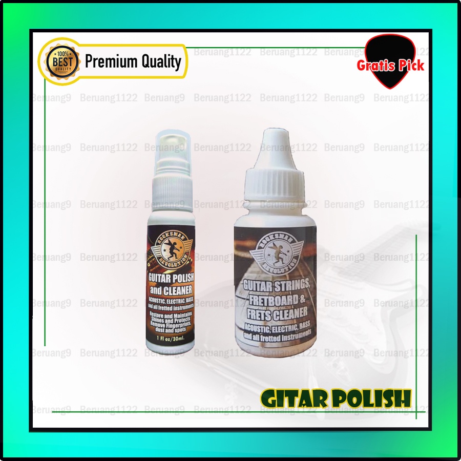 Gitar Polish Cleaner Cairan Pembersih Gitar Untuk Body dan Fret Board