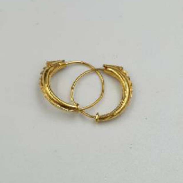 Anting bayi emas asli kadar 700 & 875model naga setengah gram
