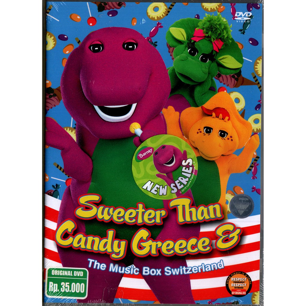 DVD BARNEY SWEETER THAN CANDY GREECE (ORIGINAL)