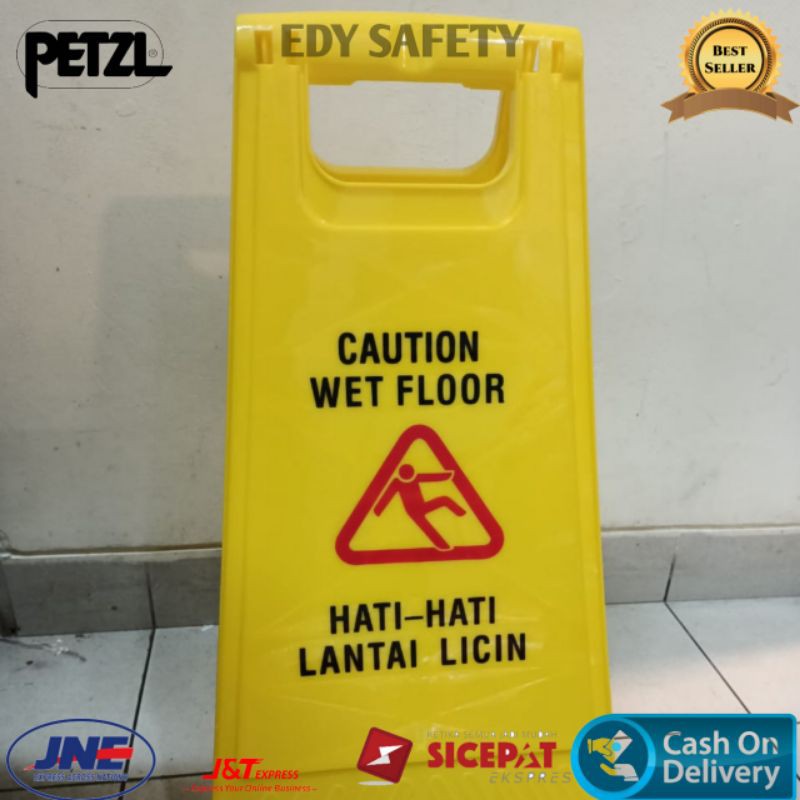 Jual Sigh Floor Papan Peringatan Awas Licin | Shopee Indonesia