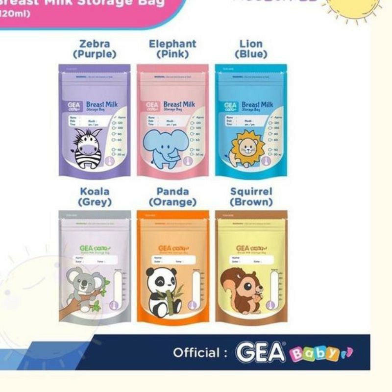 ISI 30 PCS KANTONG ASI CROWN Baby Breast Milk Storage Bag Safari Edition 120ml Kantong Asi plastik asi KANTONG ASI CROWN breast milk storage bag SENSOR PANAS 120 200 250 ml kantung plastik Susu asip GABAG CROWN KANTONG ASI PLASTIK ASI BAYI TAS BAYI COOLER