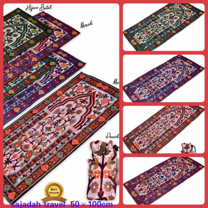 sajadah traveling/sajadah oleh oleh haji dan online