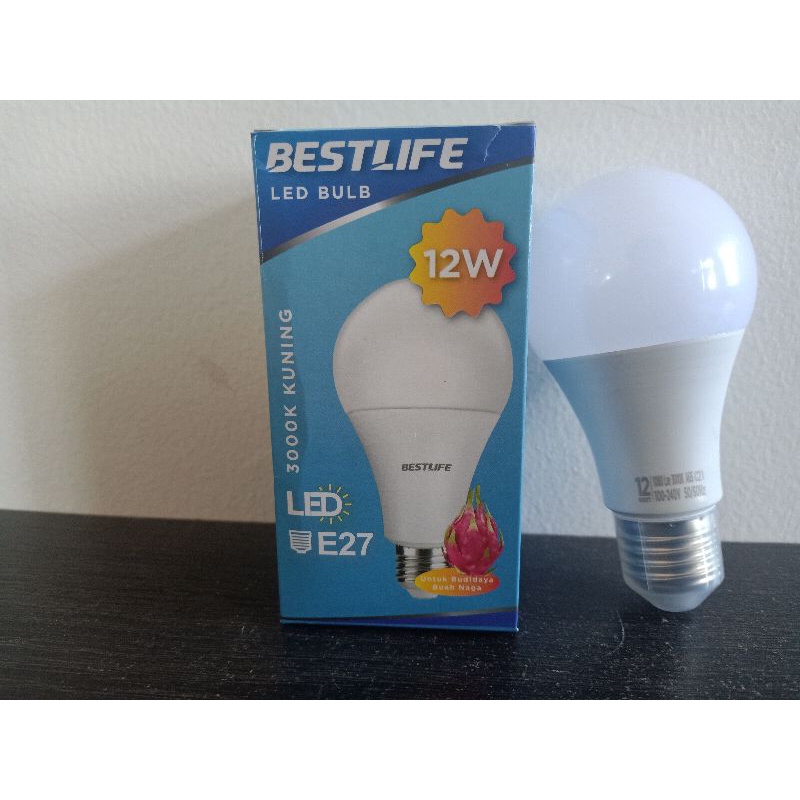 LAMPU LED BULB AMAN DIKIRIM 12 WATT 3000K BESTLIFE BL-LED-BULB-12W-A65 LAMP BOHLAM