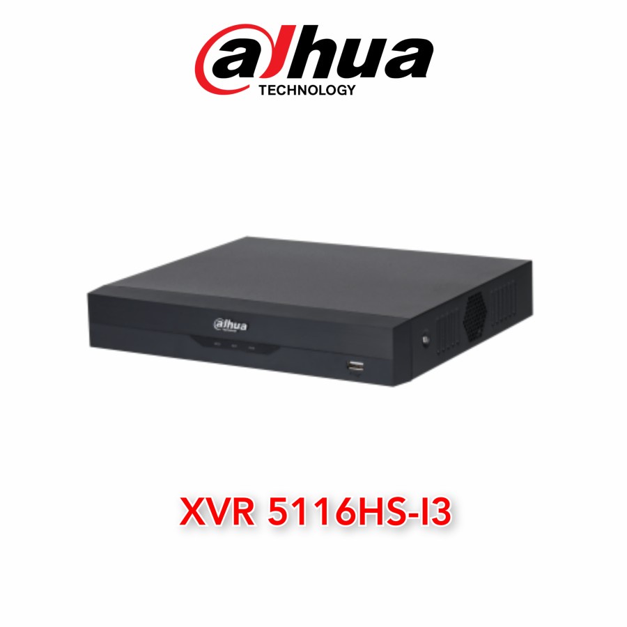 DVR Dahua XVR-5116HS-5M-I3 Up to 6 MP DVR Dahua 5 MP 16 Channel