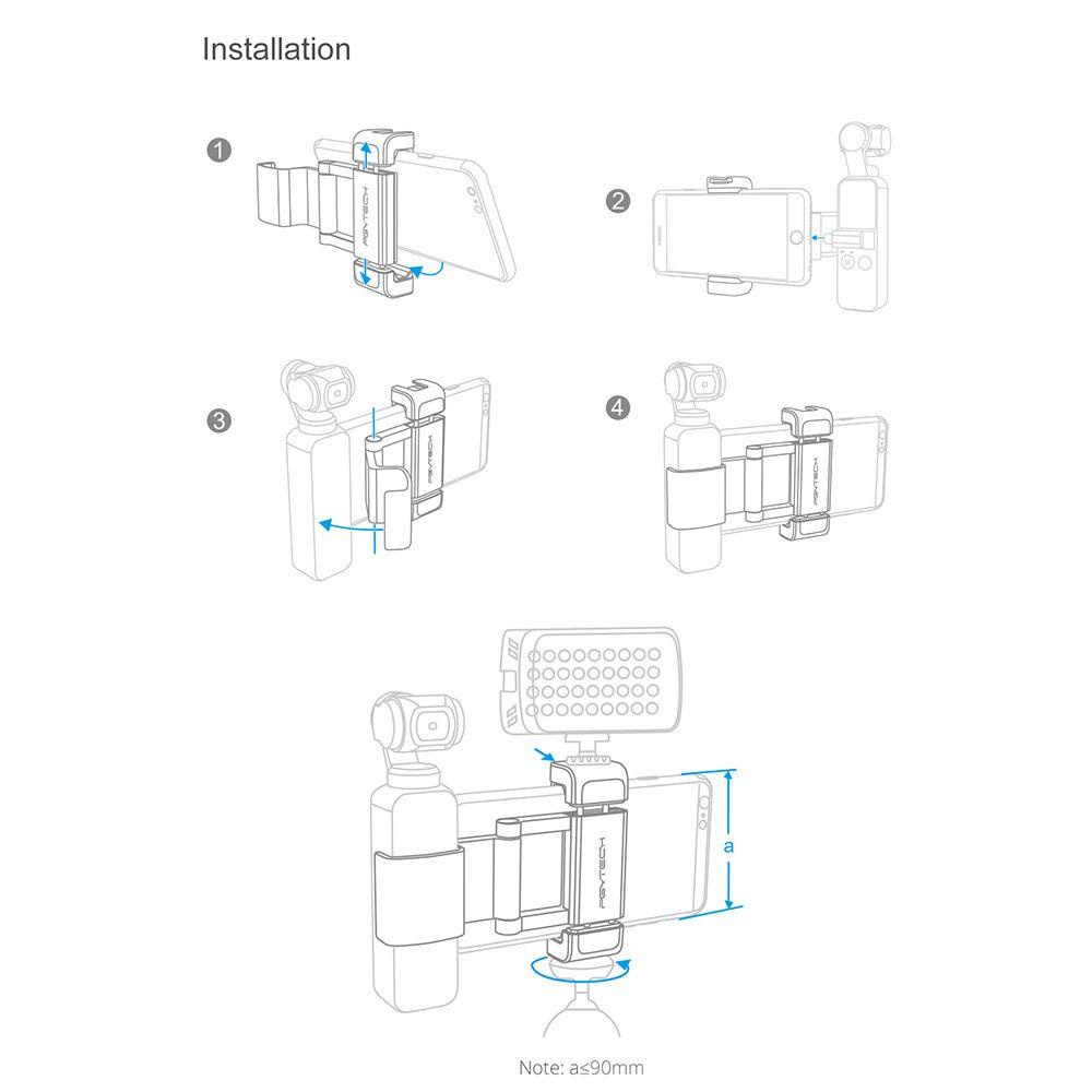 Populer DJI Pocket2 Saku Lipat High Quality Kamera Pocket Handphone for DJI Pocket2