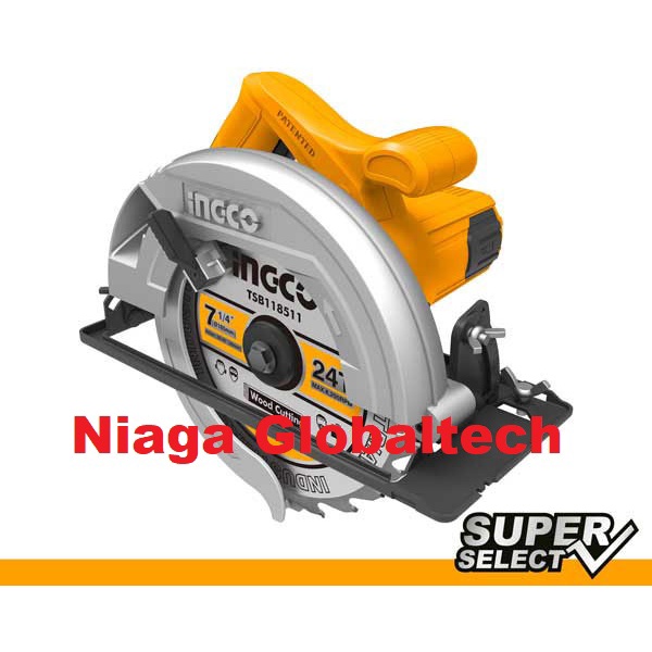 INGCO CS18538 MESIN CIRCULAR SAW 7INCH MESIN GERGAJI POTONG 1400W INGCO
