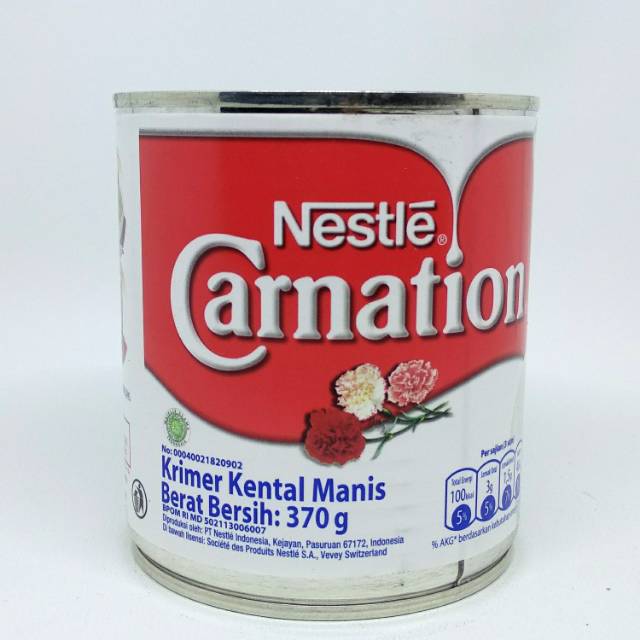 

Nestle Susu Carnation 375gr Putih Kental Manis