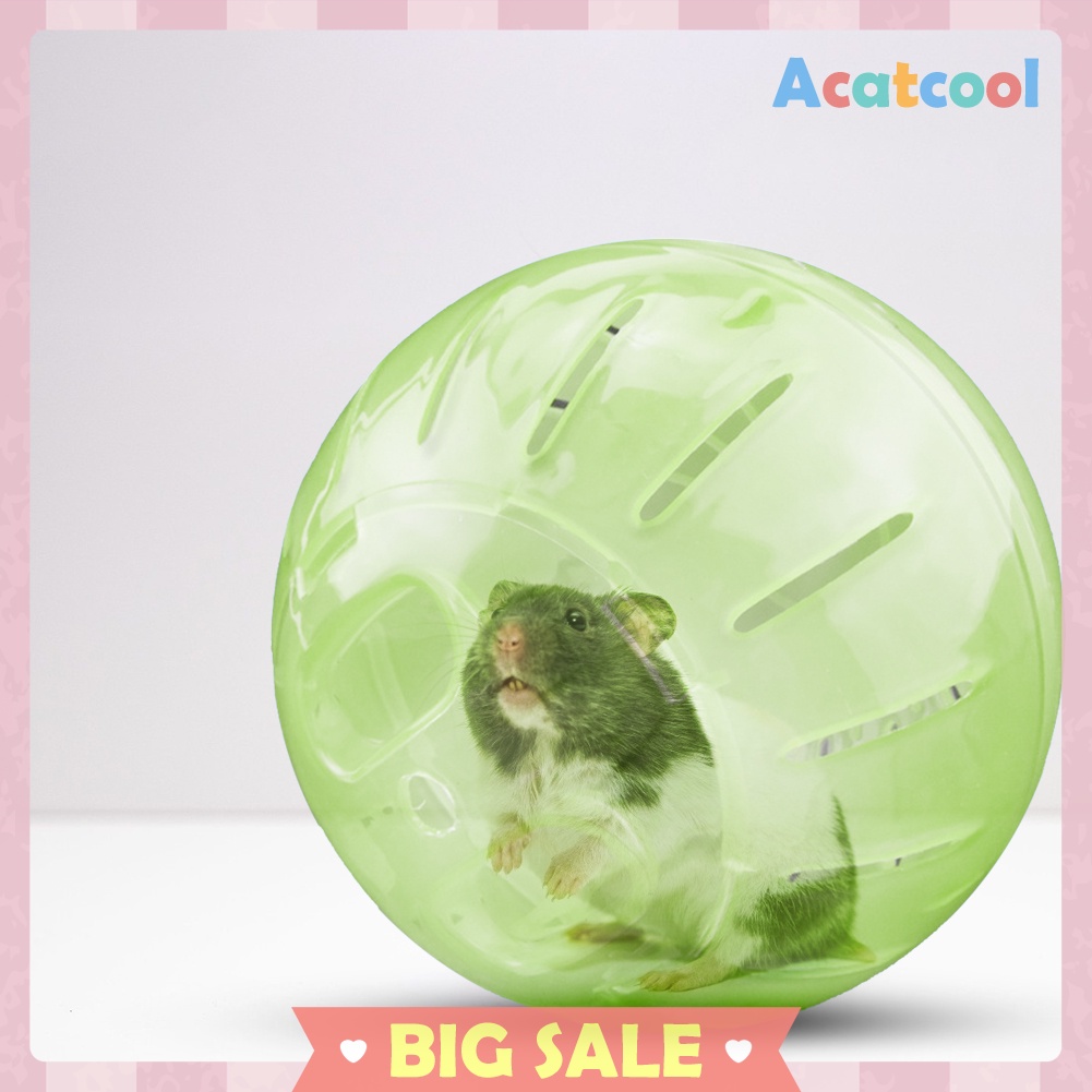 12cm Pet Rodent Mini Jogging Ball Hamster Exercise Plastic Clear Trot Ball