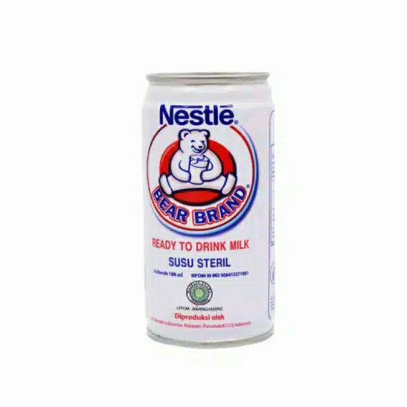 

BEAR BRAND Susu Kaleng Susu Beruang Susu Steril 189ml