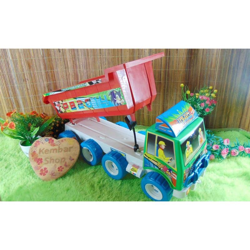 TPB-2014 [BESAR] Mainan Anak Truk Pasir Jumbo plus Sekop Warna Random
