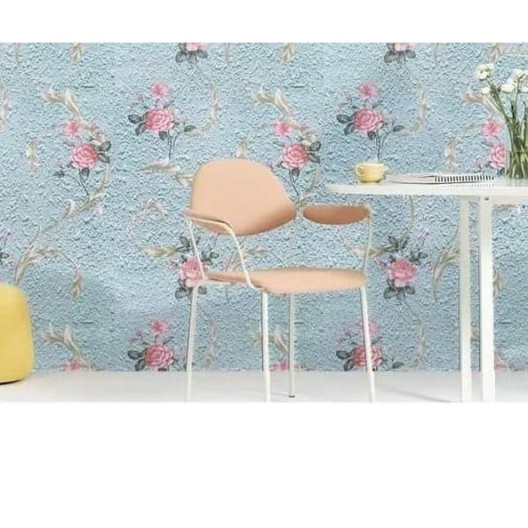❅ Wallpaper Dinding Minimalis - Wallpaper Sticker B-6055-1 : 10m x 45cm ☚