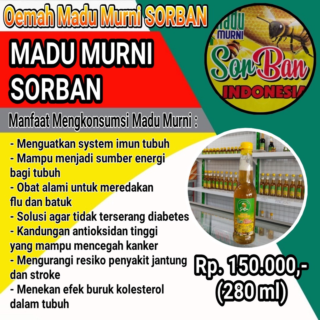 

Madu Murni SORBAN 280 ML