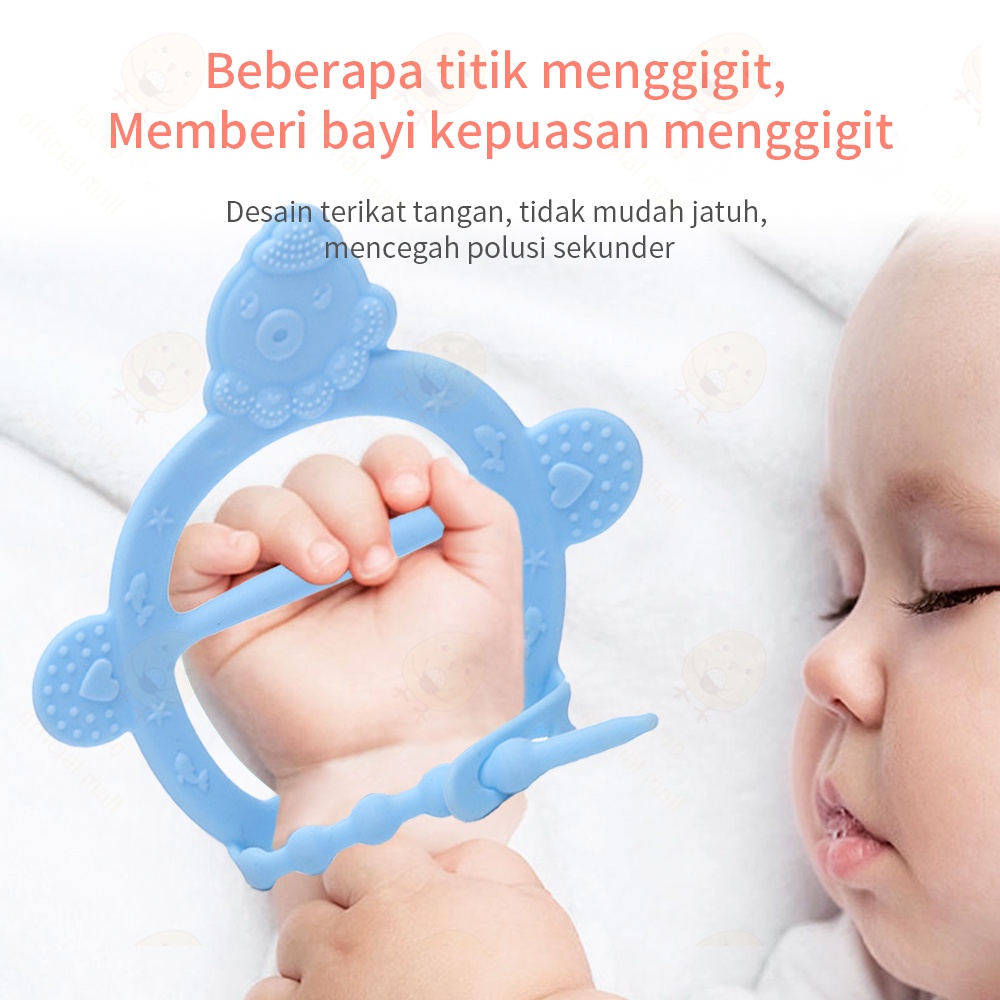 Teether Gelang bayi bahan silikon Gigitan Bayi Bentuk gurita