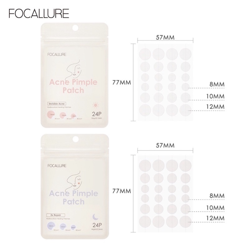 FOCALLURE - ACNE PIMPLE PATCH | OBAT PENGHILANG JERAWAT AMAN AMPUH VIRAL ORIGINAL