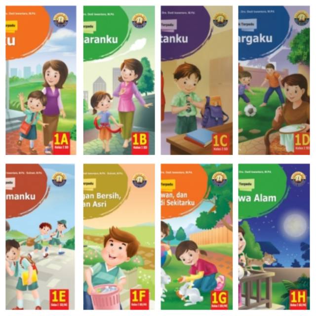 BUKU TEKS TEMATIK TERPADU KELAS 1 SD ( A - H ) YUDHISTIRA
