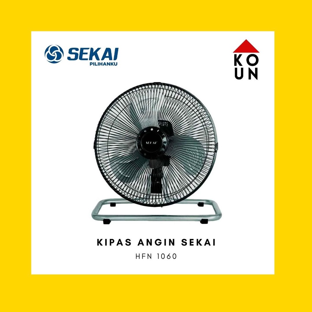 (COD READY) Kipas Angin Sekai HFN-1060 / HFN1060 / HFN 1060 / HFN-1060 Kipas Angin Meja / Dinding [1