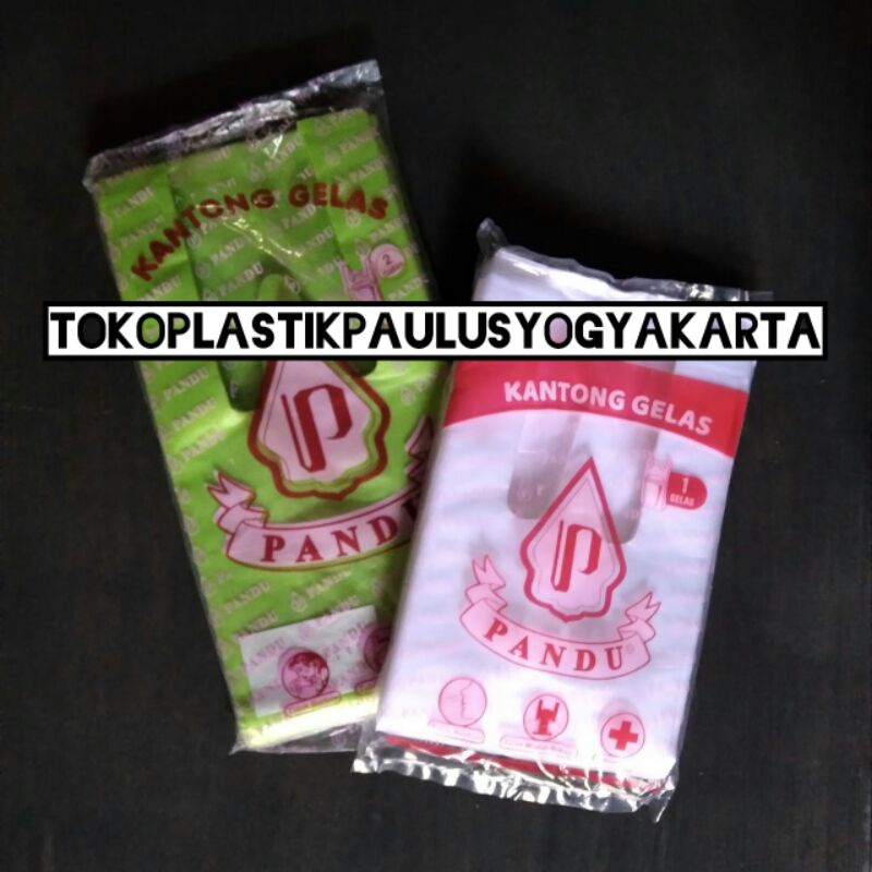 kantong plastik / kresek cup boba / cup jus isi 1 / 2 cup