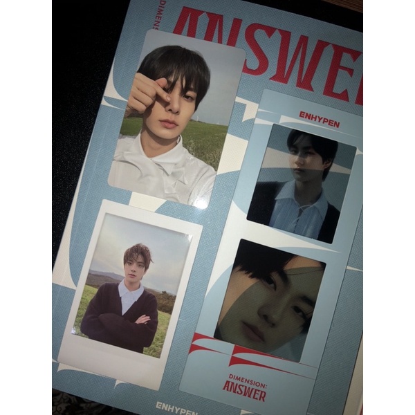 [READY] ENHYPEN Dimension : Answer Yet Jake Pola Jungwon Bookmark
