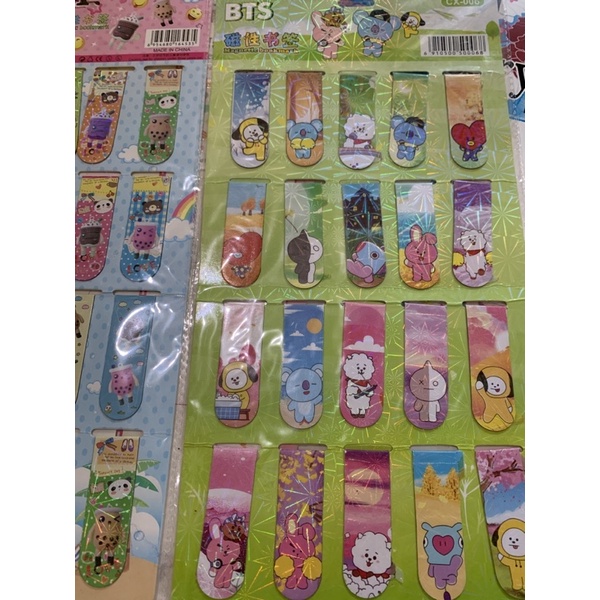 

bookmark pembatas buku karakter magnet magnetic bookmark