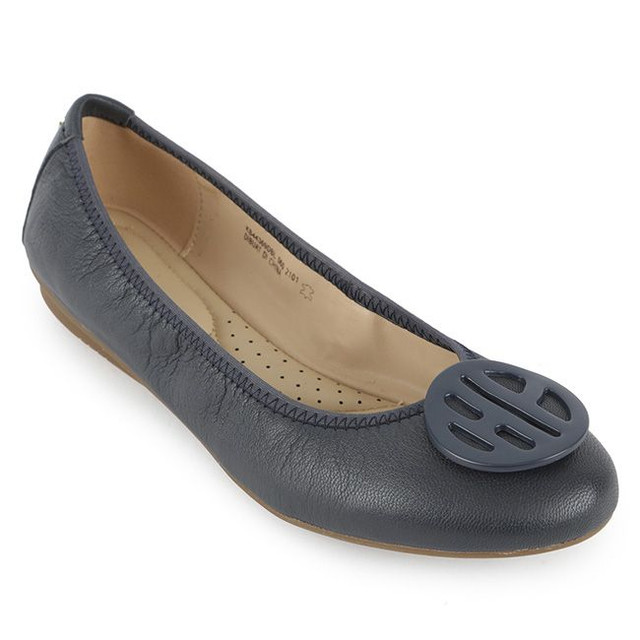 Hush Puppies Sepatu Flat Wanita Samantha Dark Blue