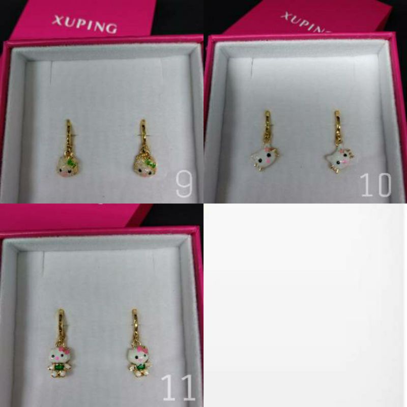 Anting anak kupu-kupu kitty lapis mas AA1