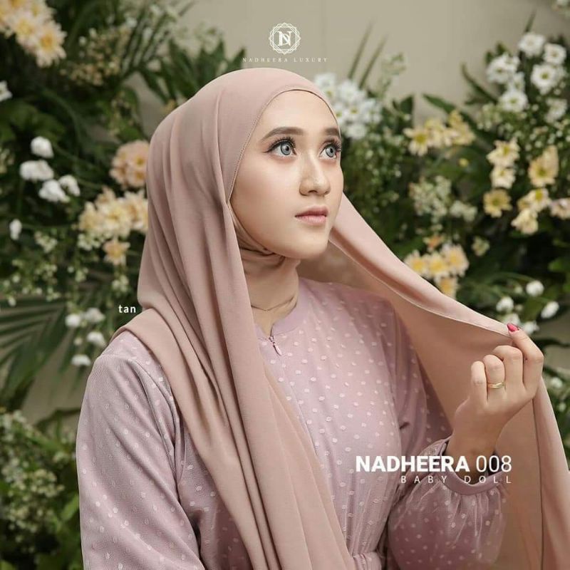 COD✔️PASHMINA TERBARU BY NADHEERA LUXURY KODE N008