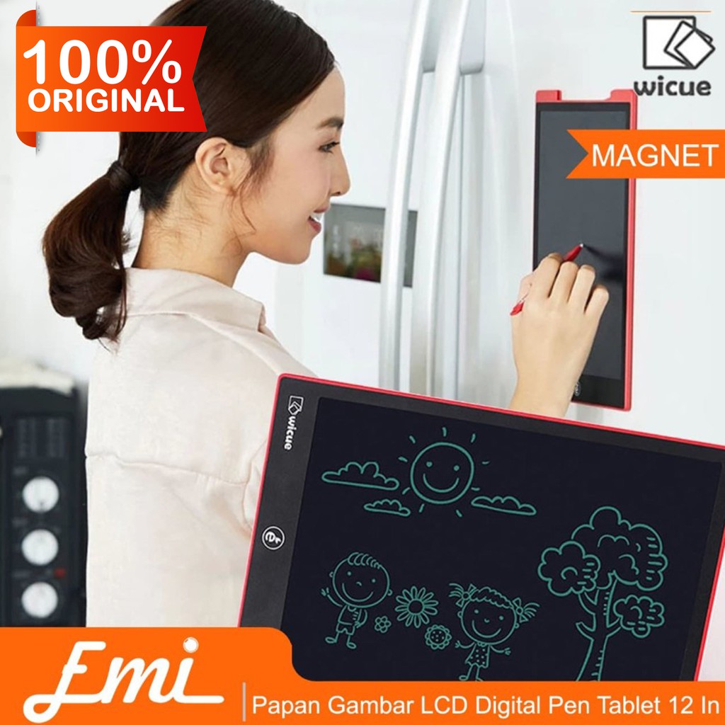 Mijia Youpin Wicue Papan Gambar Papan Tulis LCD Digital Pen Tablet 12 Inch