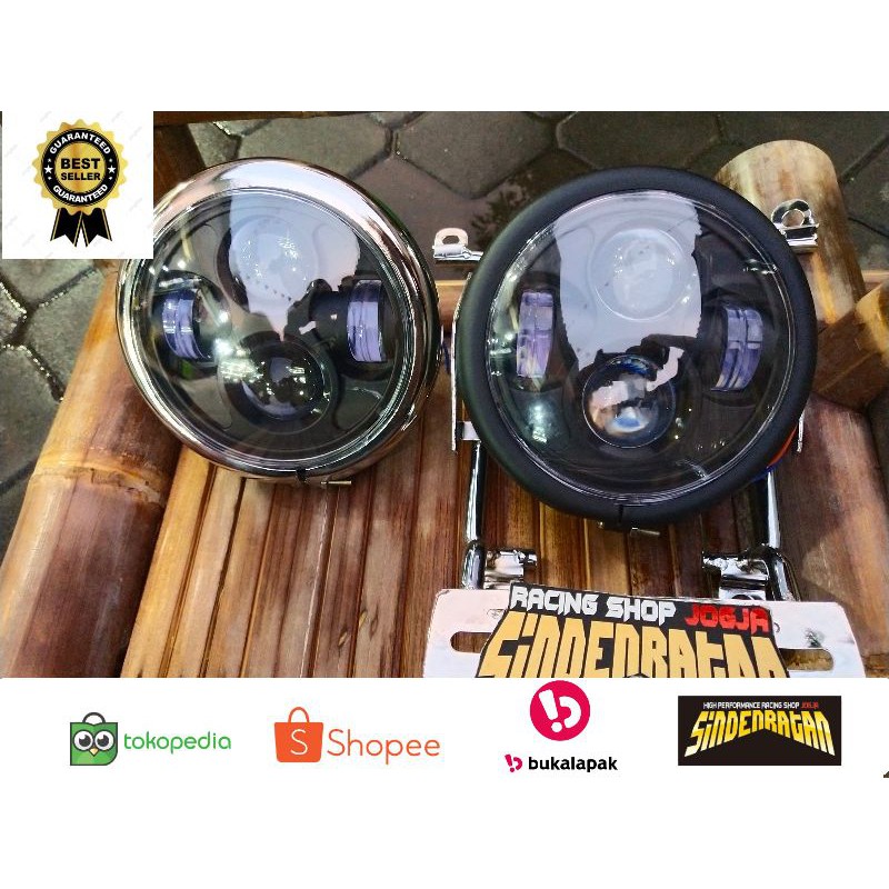 lampu daymaker set dudukan pnp rx king dan sok byson