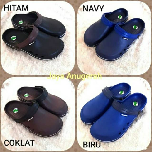 SEPATU SANDAL MODEL CROCS# Sandal karet cowok/ pria