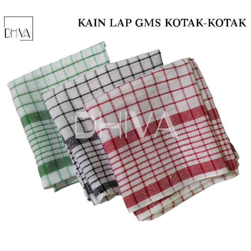 Lap Piring Gms Kotak Tebal Dapur Meja Makan